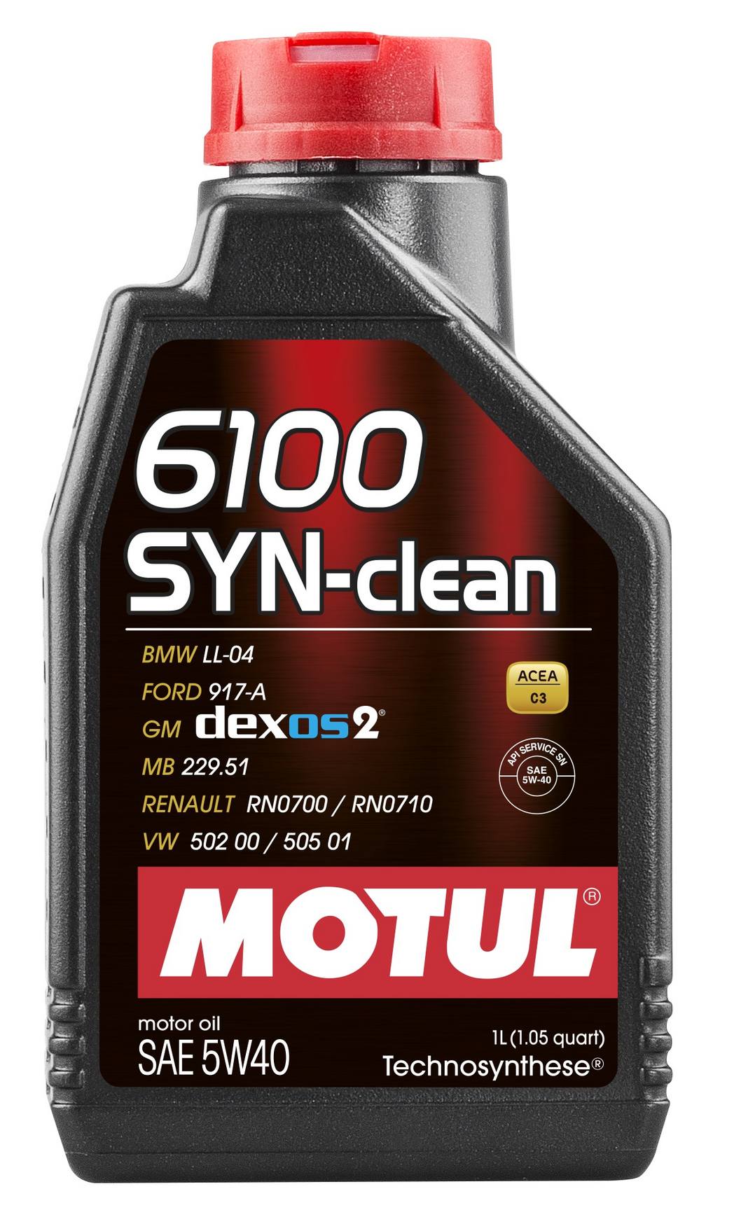 Audi BMW Engine Oil (5w40) (1 Liter) (SYN-Clean 6100) - Motul 107941